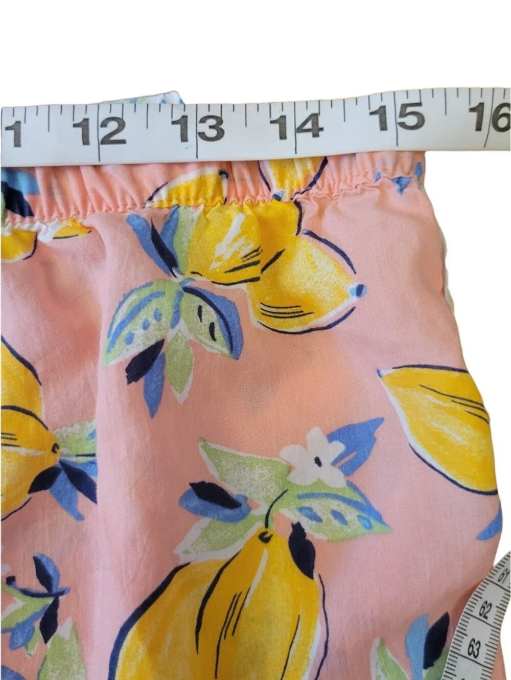 Gilligan‎ & O'Malley Pajama Set Button-Down Top & Shorts Silky Peach Size M